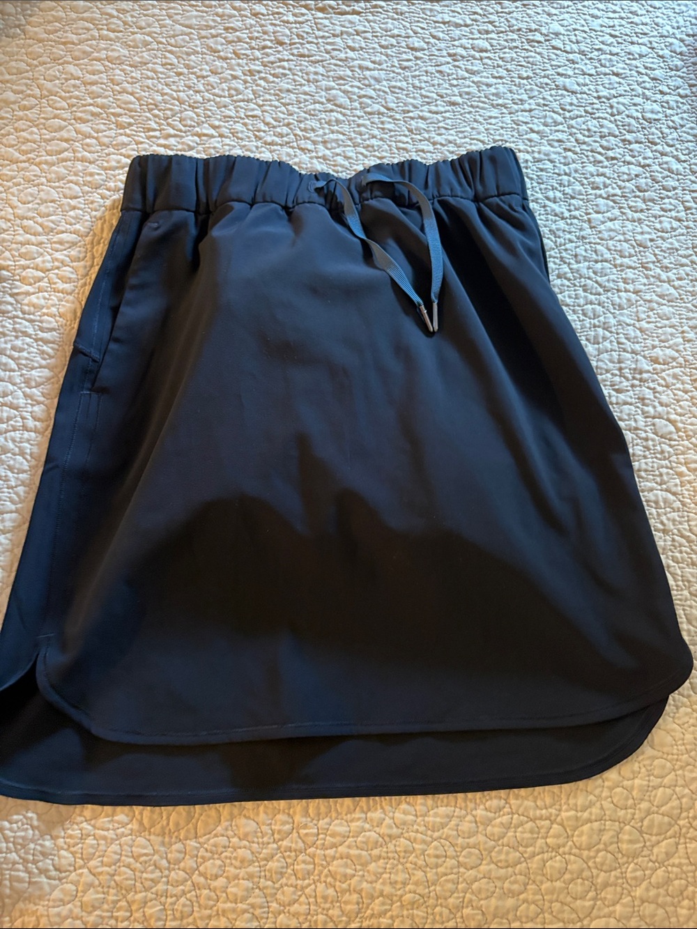 lululemon athletica Dark Navy Athletic Skort with Drawstring